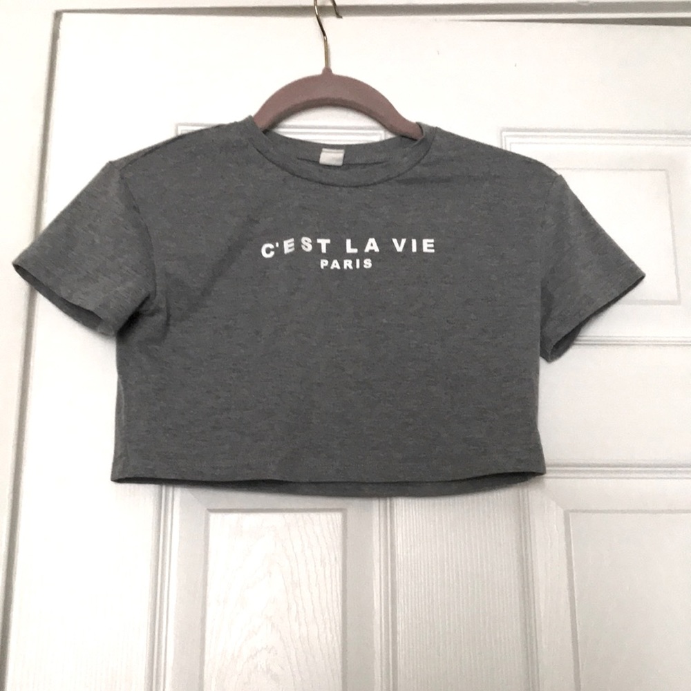 Shein girls crop top kids size 10y